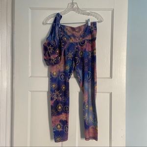 Victoria Sport athletic set moon and star print M